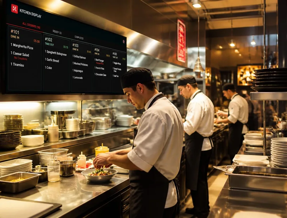 Orderaty in use — Kitchen operations